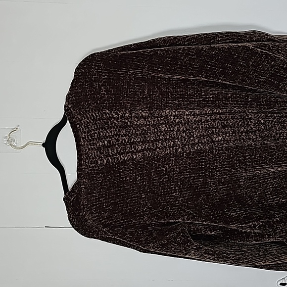 Green Chenille Cardigan Super Soft - Picture 6 of 7